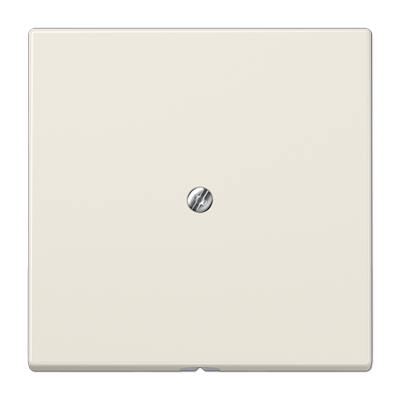 JUNG - PLACA SALIDA CABLE SOPORTE METALICO BLANCO MARFIL