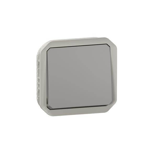 LEGRAND - PLEXO CONMUTADOR 10AX GRIS