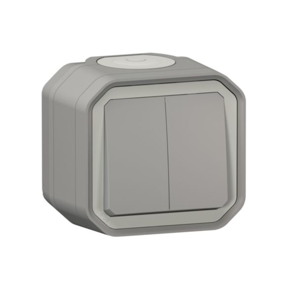 LEGRAND - PL-MBL SUP CONM DOBLE 10A GRIS