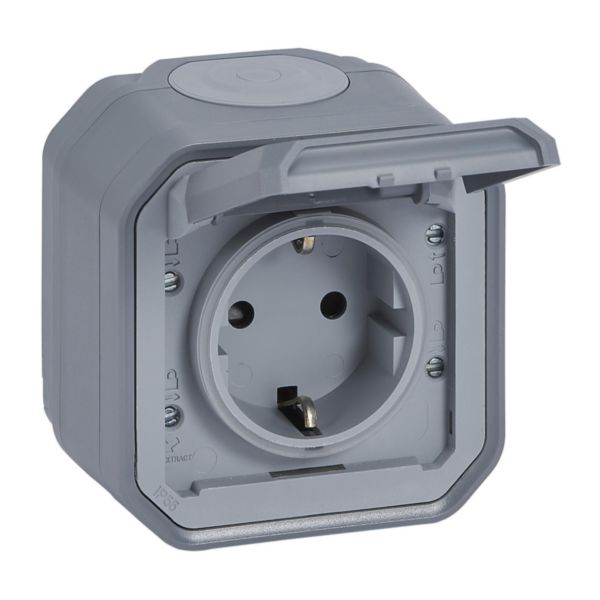 LEGRAND - PL-MBL SUP 2P+T TOR GRIS