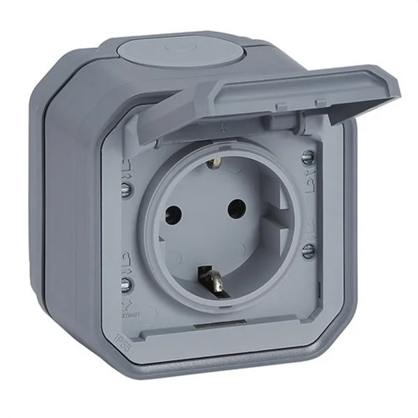 LEGRAND - PL-MBL SUP 2P+T TOR GRIS