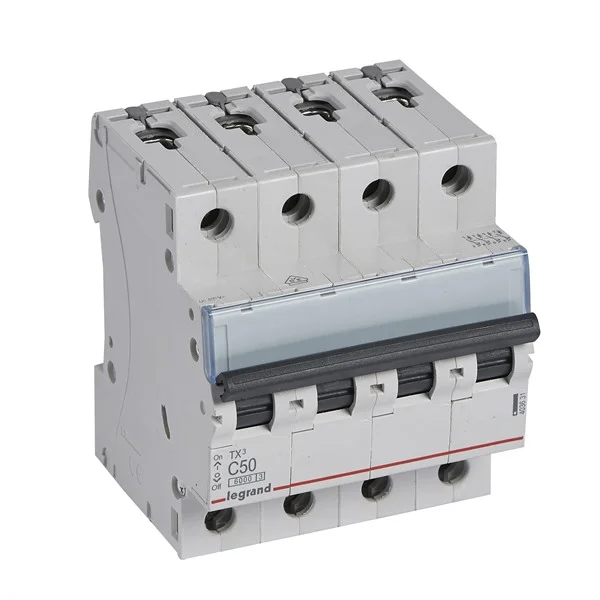 LEGRAND - MAGNETOTERMIC TX3 6KA C 4P 50A
