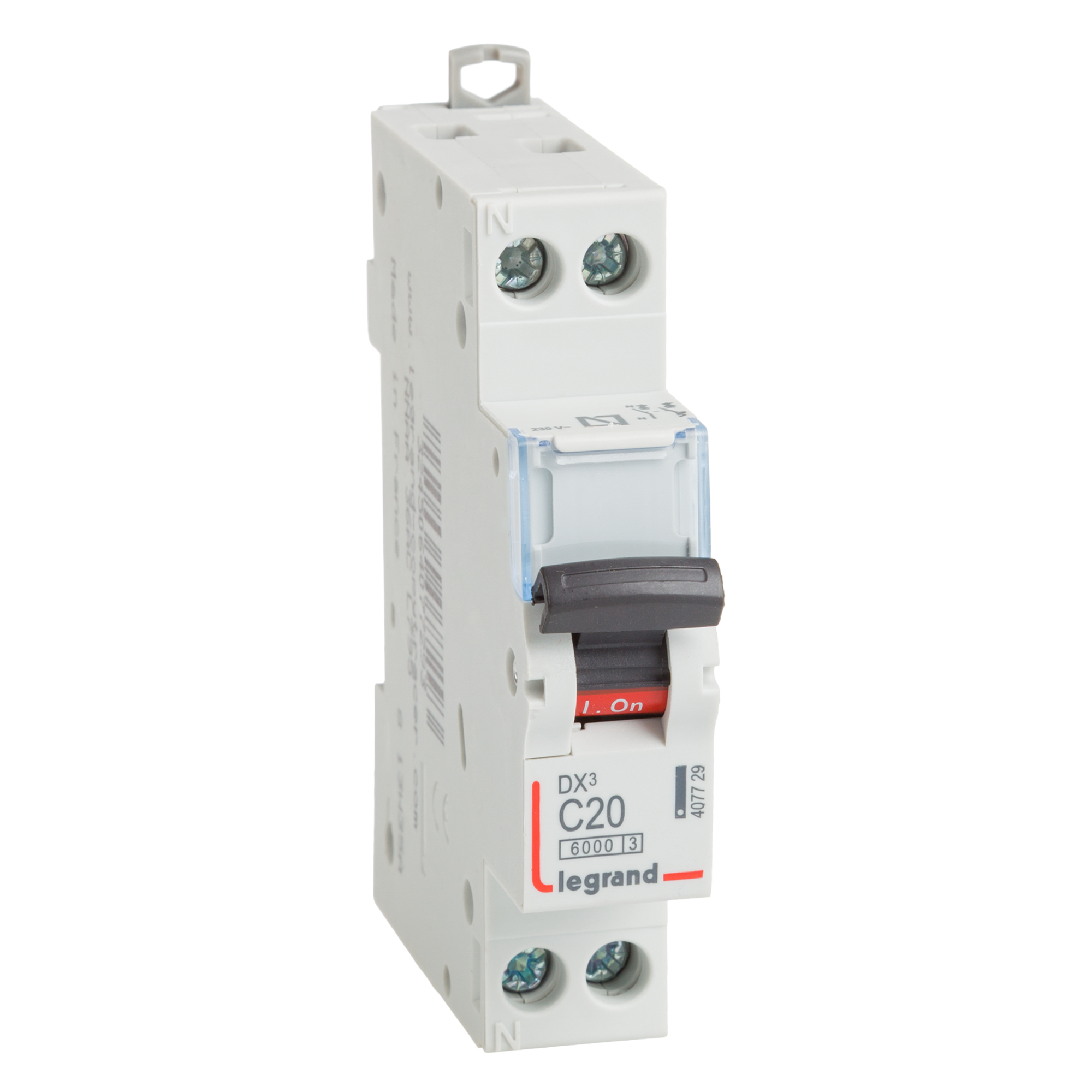 LEGRAND - MAGNETOTERM DX3 6/10KA P+N C20 1MOD.