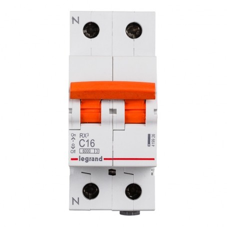 LEGRAND - MAGNETOTÉRMIC VIVENDA RX3 2P 6KA 16A