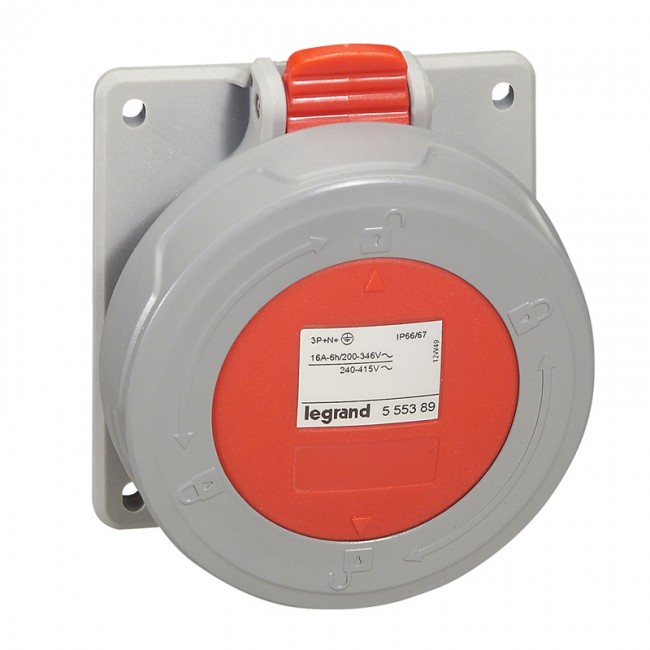 LEGRAND - BASE CUADRADA 32.ª 3P + N + TT 415 V IP67