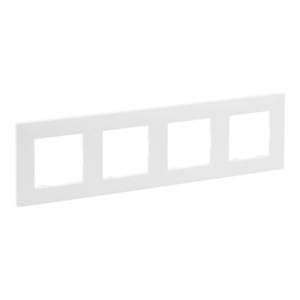LEGRAND-PLACA NILOÉ STEP, 4 ELEMENTOS, BLANCO MATE