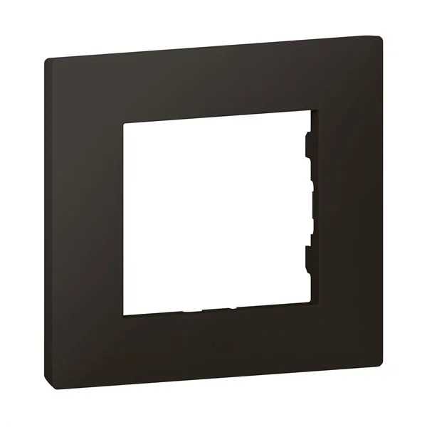LEGRAND - PLACA NILOÉ STEP, 1 ELEMENT, NEGRE MATE
