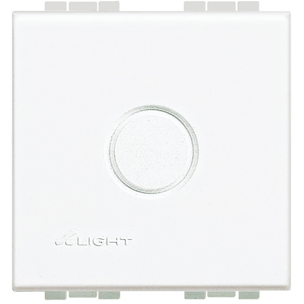 BTICINO - LIVING LIGHT TAPA CIEGA DOBLE DIÁMETRO 13MM 2 MÓDULOS LIGHT N495