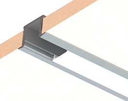 MTS PERFIL EMPOTRABLE SERIE LINE 14 PLATA MATE 1M