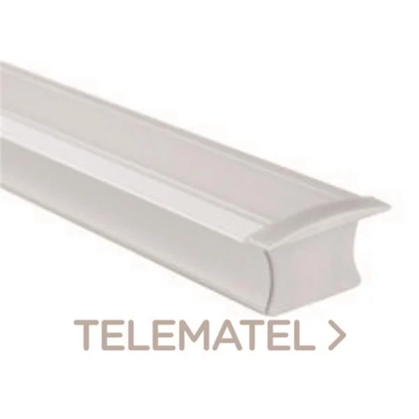MTS PERFIL EMPOTRABLE SERIE LINE 14 PLATA MATE 1M