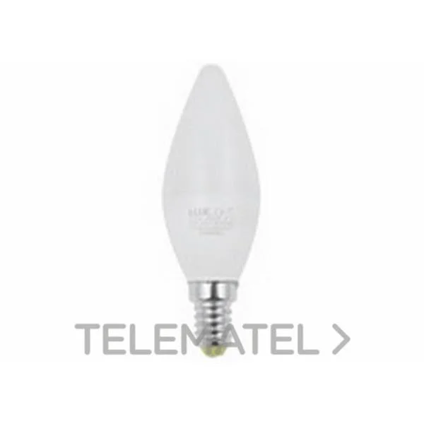LUX - LÁMPARA VELA LED 55W E14 3000K 200º 400LM