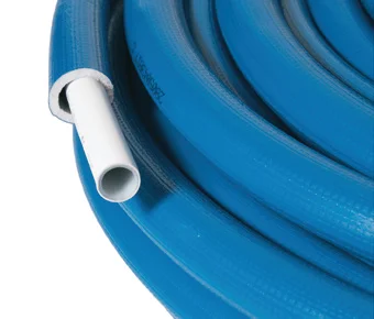 MULTITUBO - MTS. TUBO ROLLO MULTICAPA PREAISLADO PERT/AL/PERT D-16X2 AZUL (R-50MTS)