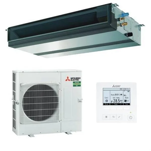 MITSUBISHI - AIRE CONJUNT CONDUCTES MR.SLIM PRO MGPEZ-YJA 12,5 KW R32 MANDO CABLE PAR41 TRIFÀSICA
