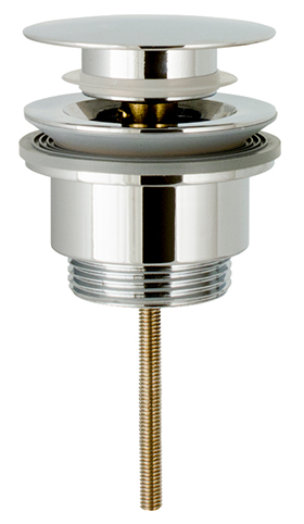 M.Z - DESAGÜE LAVABO CLICK-CLACK 1 1/4" UNIVERSAL PLANO CROMADO