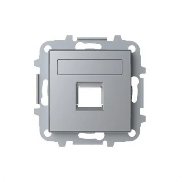 NIESSEN - SKY TAPA 1 CONECTOR TELÉFONO/INFORMÁTICO A/PERSIANA PLATA