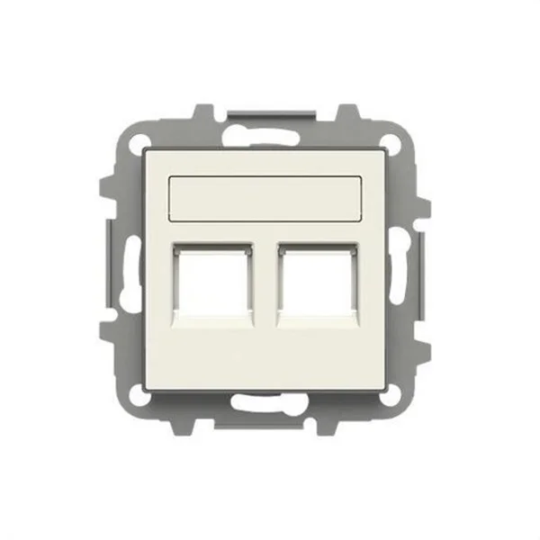 NIESSEN - SKY TAPA 2 CONECTOR TELÉFONO/INFORMÁTICO A/PERSIANA BLANCO