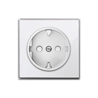 NIESSEN - SKY TAPA BASE SCHUKO TT LATERAL VIDRIO BLANCO