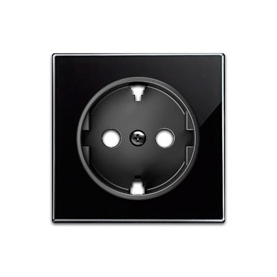 NIESSEN - SKY TAPA BASE SCHUKO TT LATERAL VIDRIO NEGRO