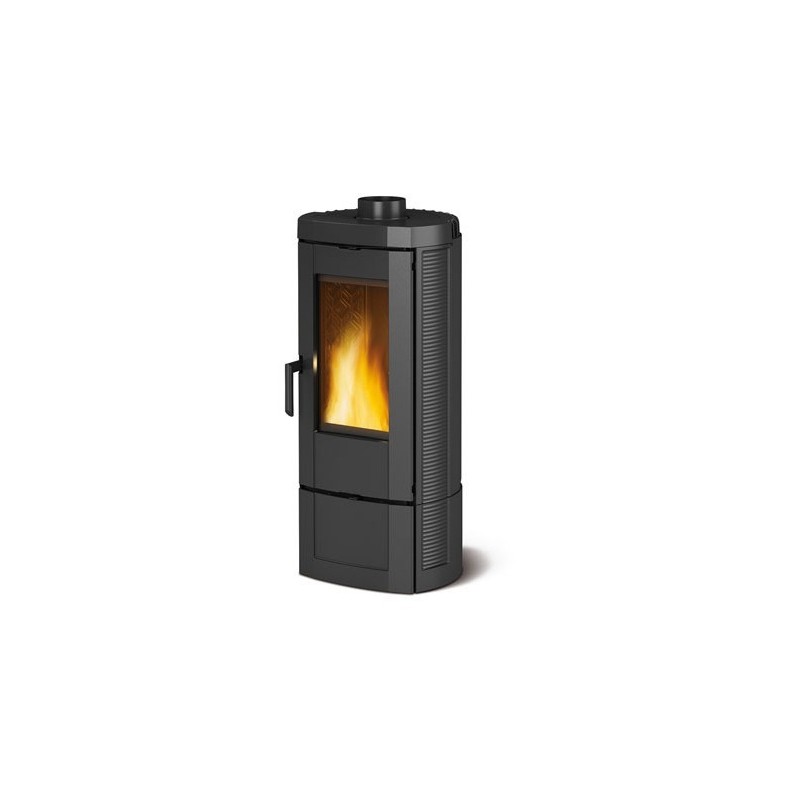 NORDICA - ESTUFA LEÑA FUNDICION CANDY 4.0 NEGRO ANTRACITA 6,5 KW