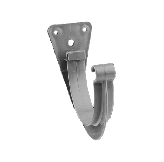 PVC - GANCHO PVC CANAL DESAGÜE D-25 GRIS