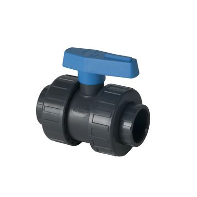 PLASSON - VÁLVULA DE ESFERA PVC D-32 DESMONTABLE STANDARD ENCOLAR