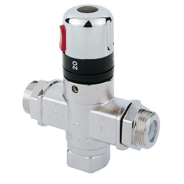 PRESTO - 950 VÁLVULA TERMOSTÁTICA ACS ENTRADA M-3/4" SALIDA F-3/4"