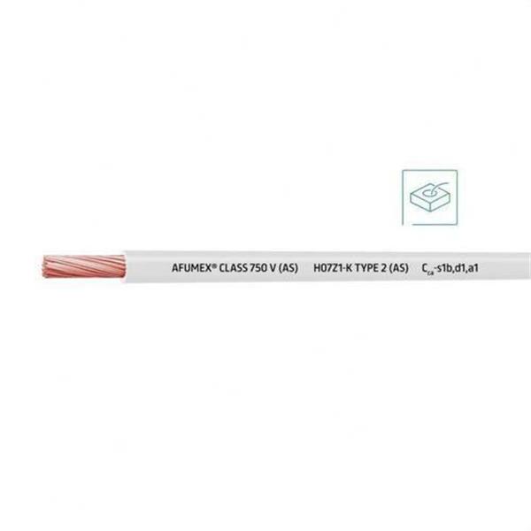 PRYSMIAN - MTS. ROLLO LIBRE HALOG. H07Z1-K CPR BLANCO 1,5MM