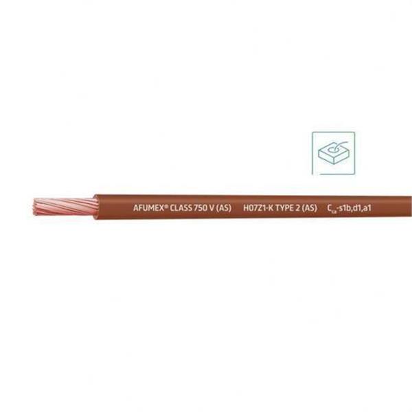 PRYSMIAN - MTS. ROLLO LIBRE HALOG. H07Z1-K CPR MARRON 6MM