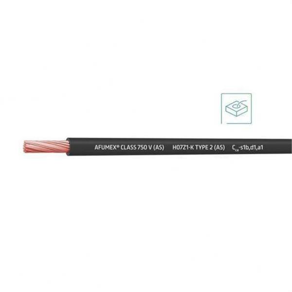 PRYSMIAN - MTS. ROLLO LIBRE HALOG. H07Z1-K CPR NEGRO 6MM