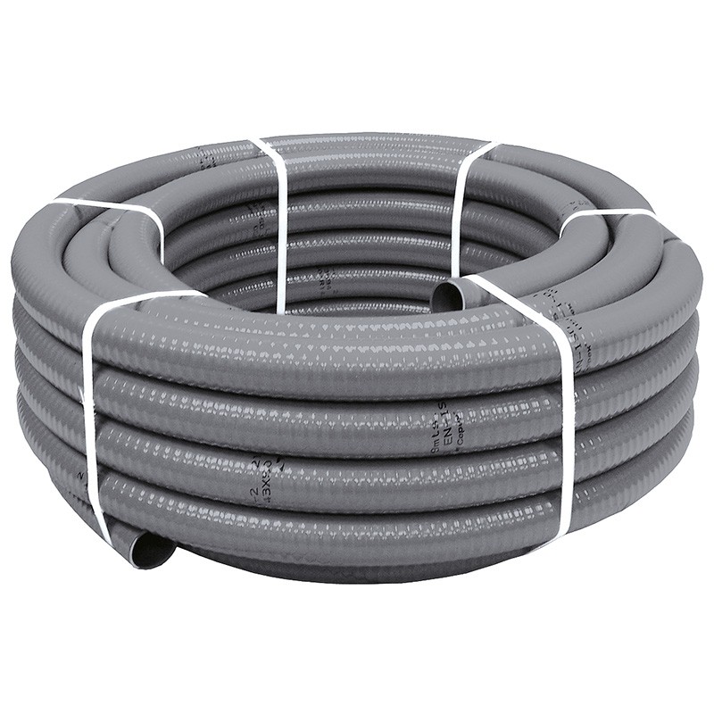 PVC - MTS. TUBO FLEXIBLE HIDROTUB D-13X16 GRIS