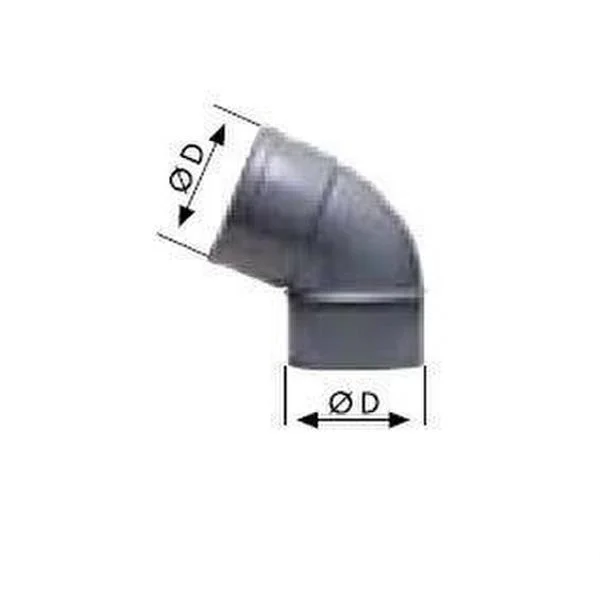 PVC - CODO DESAGÜE 67º M-H D-75