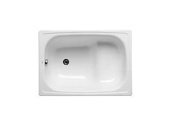 ROCA - BAÑERA CONTESA BAÑASEO ACERO 1000X700 BLANCO view 2