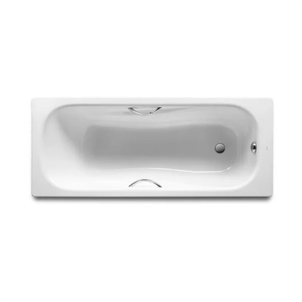 ROCA - BAÑERA PRINCESS-N ACERO 1500X750 ANTIDESLIZANTE ASAS CROMADAS BLANCO