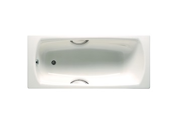 ROCA - BAÑERA SWING PLUS ACERO 1800X800 ANTIDESLIZANTE ASAS CROMADAS BLANCO view 2