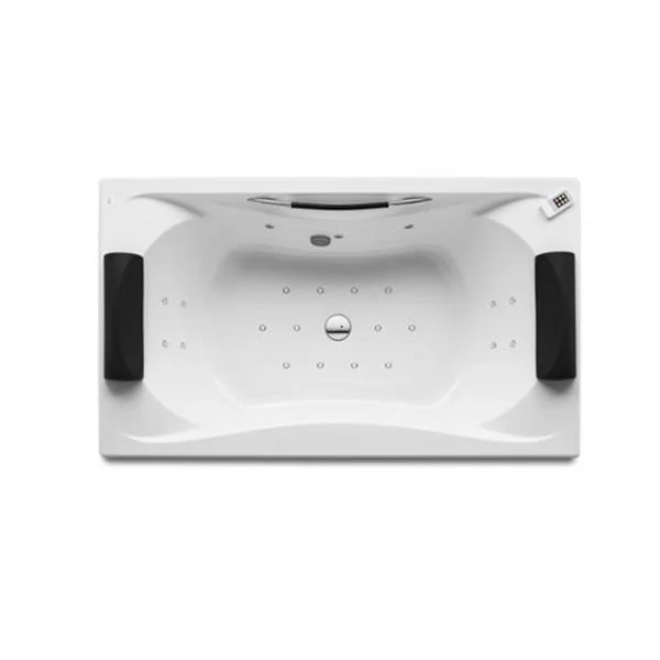 ROCA - BAÑERA BECOOL ACRILICA 1900X1100 HIDROMASAJE TOTAL PREMIUM BLANCO