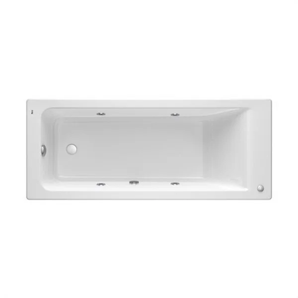 ROCA - BAÑERA EASY ACRILICA 1400X700 HIDROMASAJE BÁSICO ACRÍLICO BLANCO