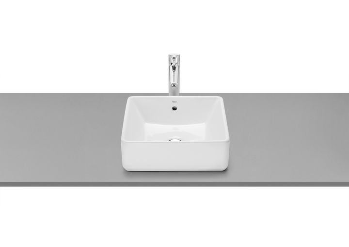 ROCA - LAVABO PORCELANA ENCIMERA THE GAP 390X370X130 BLANCO