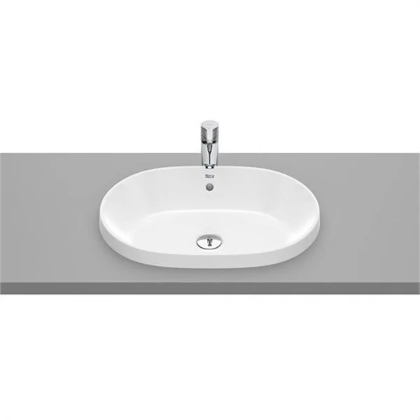 ROCA - LAVABO DE ENCIMERA THE GAP 550 DIÁMETROX40 BLANCO
