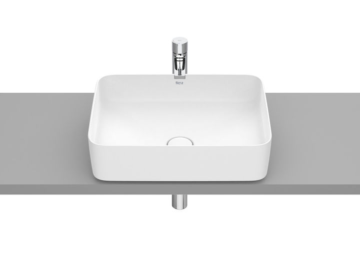 ROCA - INSPIRA SQUARE LAVABO 550X370 ENCIMERA PORCELLANA BLANC view 3