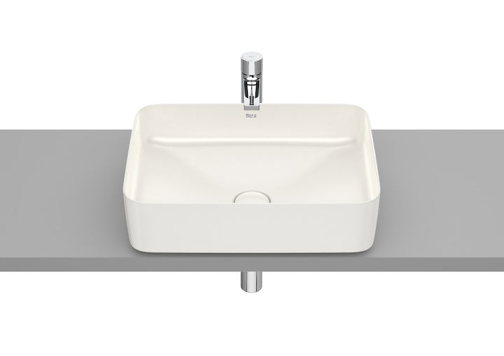ROCA - INSPIRA SQUARE LAVABO 550X370 ENCIMERA PORCELLANA BLANC view 5