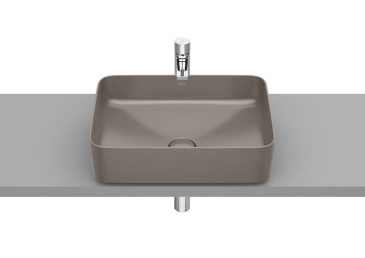ROCA - INSPIRA SQUARE LAVABO 550X370 ENCIMERA PORCELLANA BLANC view 6
