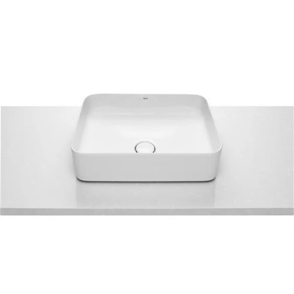 ROCA - INSPIRA SQUARE LAVABO 550X370 ENCIMERA PORCELANA BLANCO