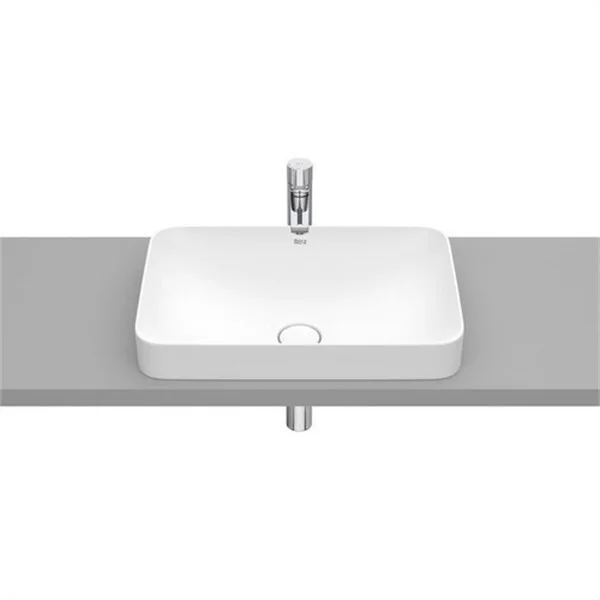 ROCA - LAVABO PORCELANA ENCIMERA FINECERAMIC 550X370X75 BLANCO MATE