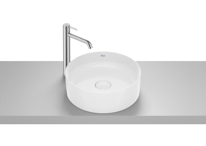ROCA - LAVABO SOBRE ENCIMERA TIERRA Ø390 BLANCO