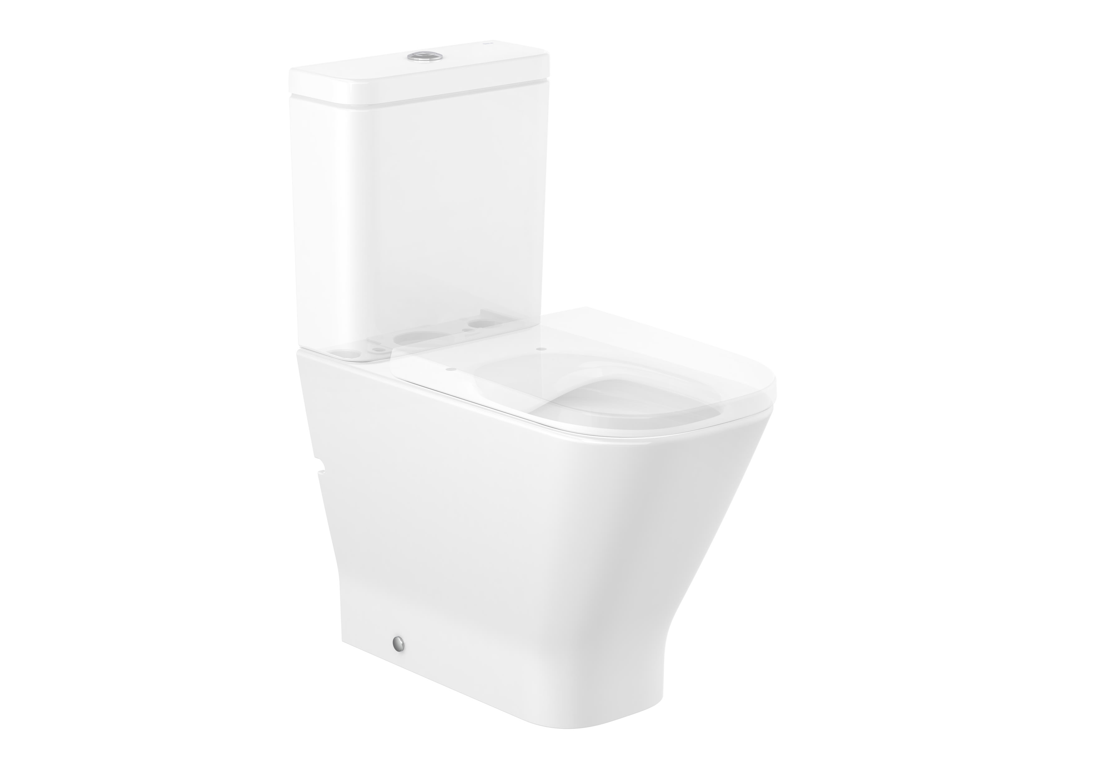 ROCA - THE GAP SQUARE COMFORT TASSA INODOR TANC BAIX DUAL BLANC