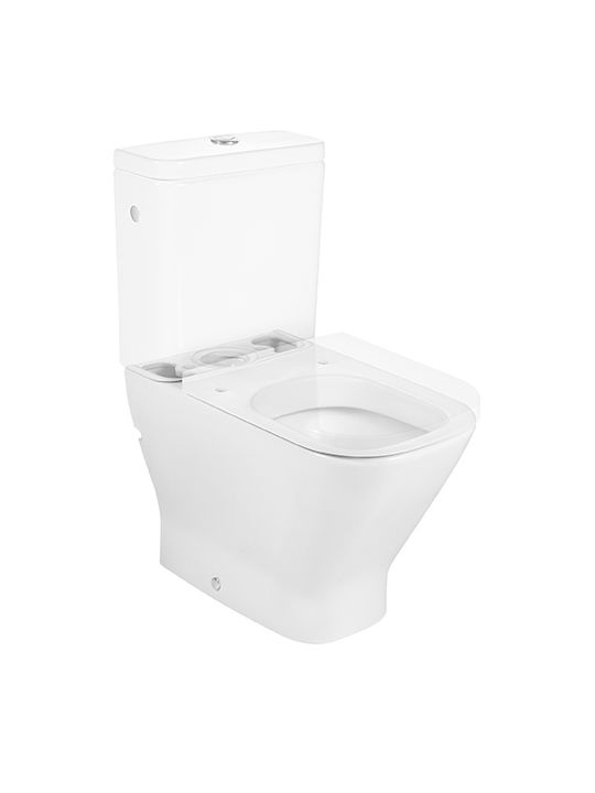 ROCA - TAZA INODORO TANQUE BAJO THE GAP SALIDA DUAL BLANCO