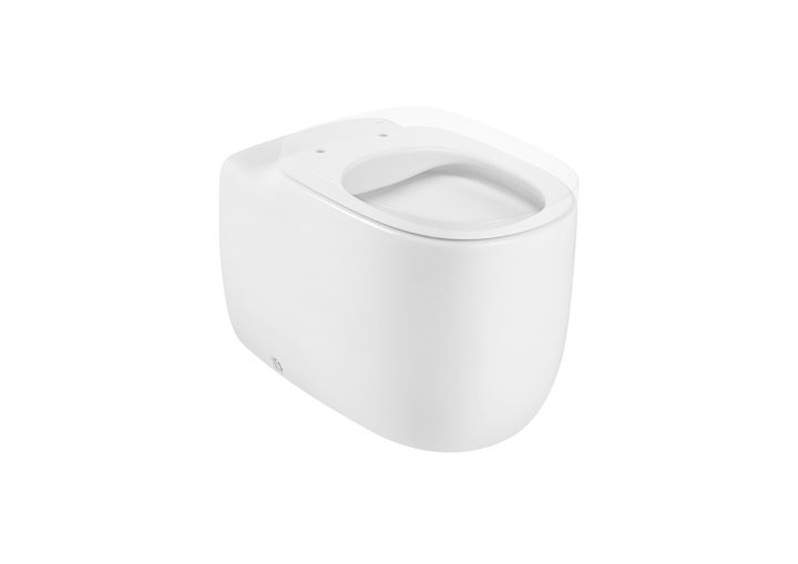 ROCA - TAZA INODORO RIMLESS BEYOND DUAL TANQUE ALTO/ENGASTAR BLANCO view 2