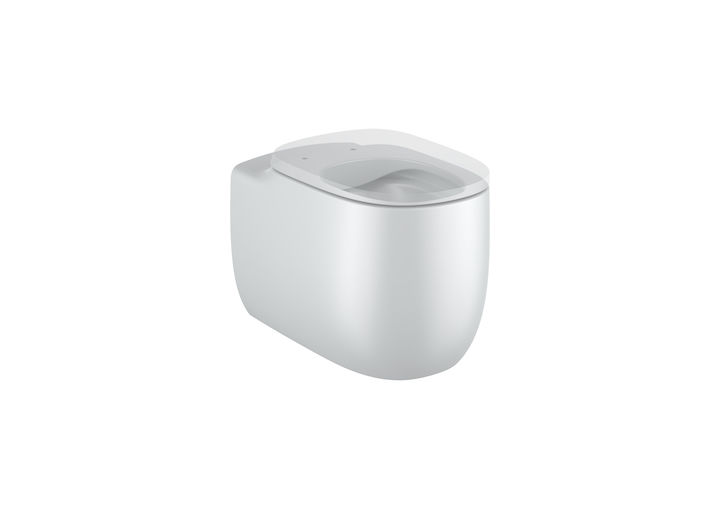 ROCA - TAZA INODORO RIMLESS BEYOND DUAL TANQUE ALTO/ENGASTAR BLANCO view 5