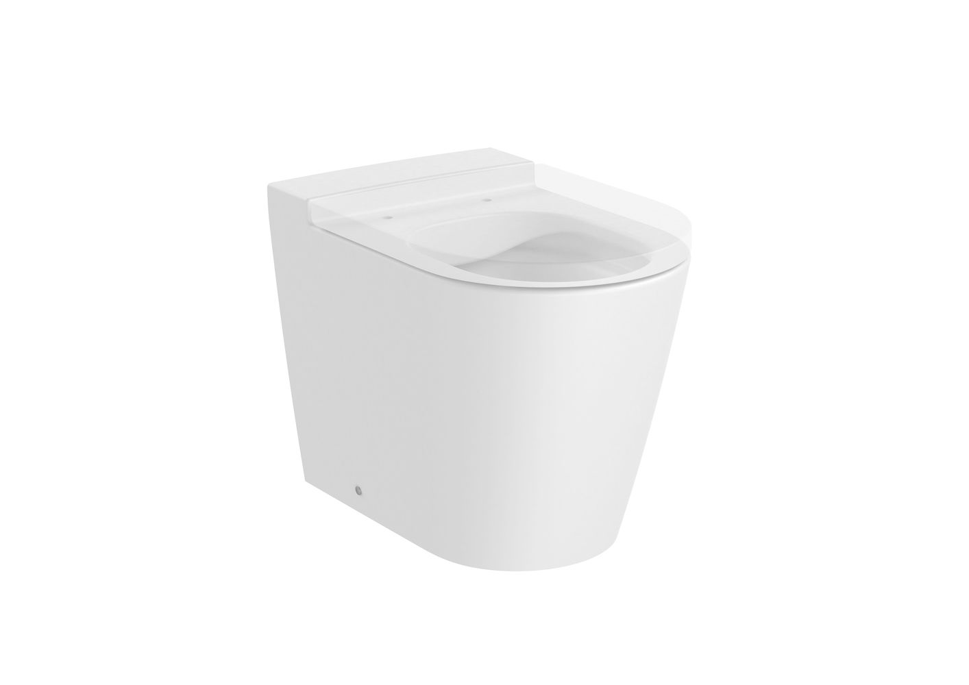 ROCA - TAZA  TANQUE  ALTO O EMPOTRAR  560 MM BLANCO MATE INSPIRA ROUND ADOSAT PARED
