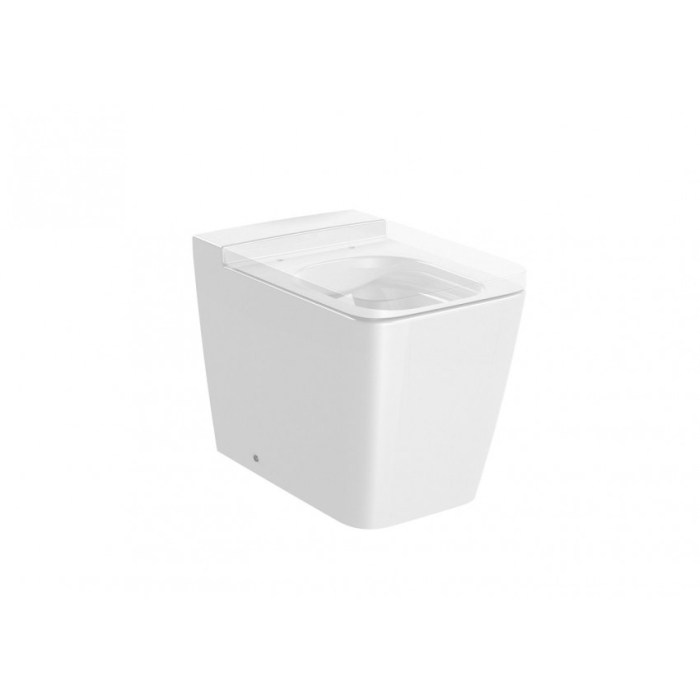 ROCA - TAZA PARA TANQUE ALTO O EMPOTRABLE INSPIRA SQUARE SALIDA DUAL BLANCO view 2